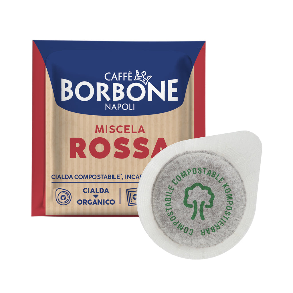 150 Cialde ESE 44 mm Caffè Borbone Miscela ROSSA