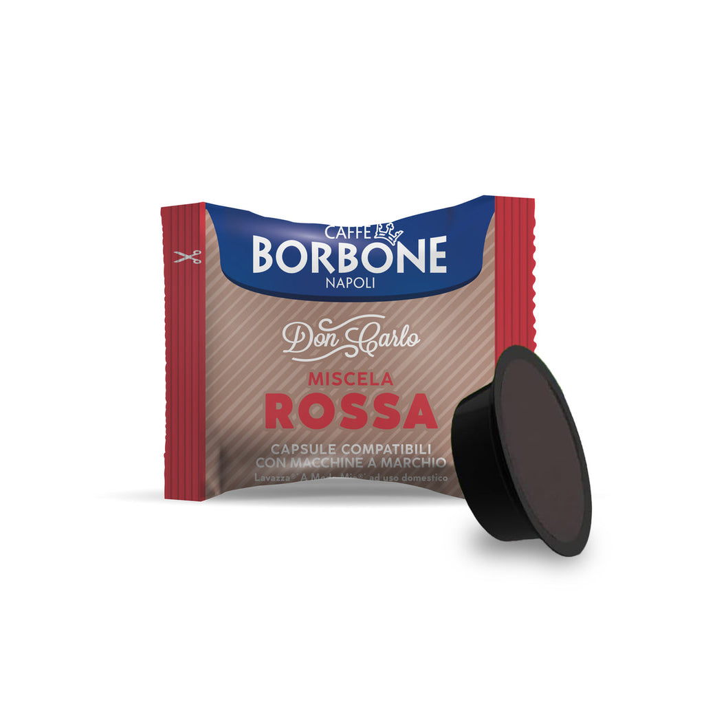 100 Capsule Borbone Compatibili Don Carlo Miscela ROSSA